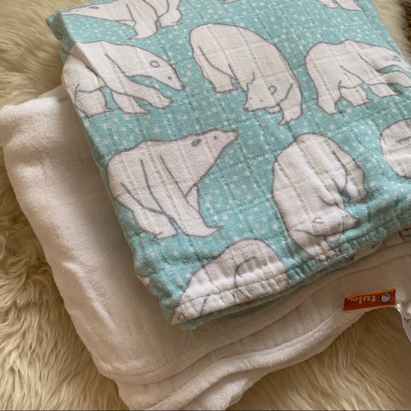 Tula Other Two Used Tula Blankets White And Polar Bears Poshmark